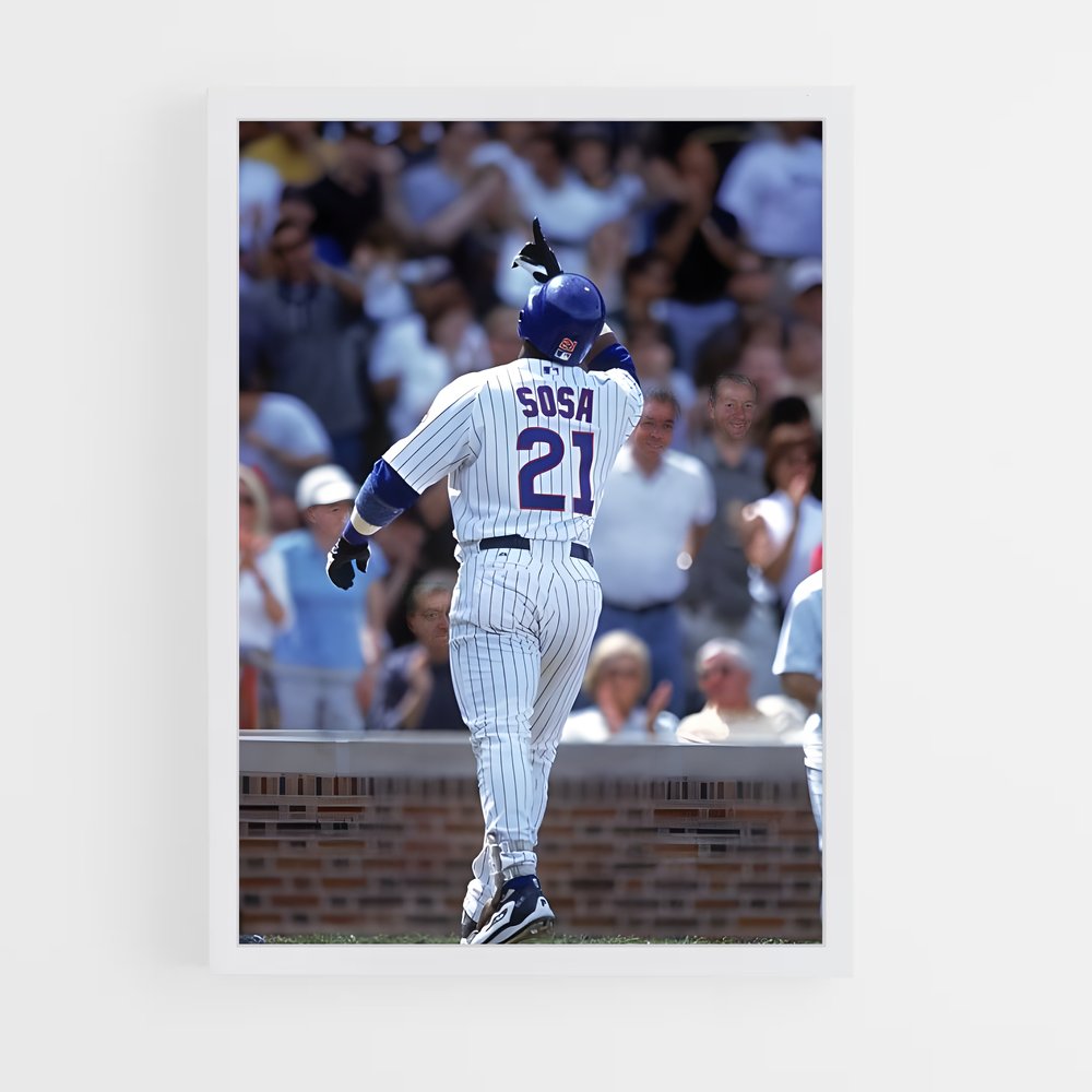 Poster Sammy sosa rempli – affiche Baseball (vue 3)